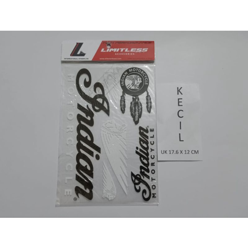 

stiker super clear indian