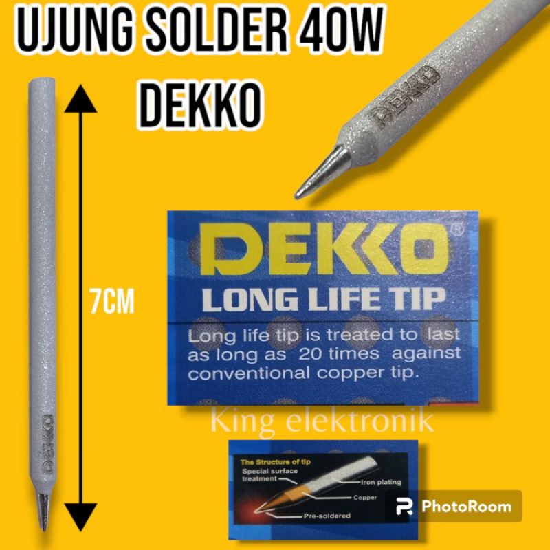 MATA SOLDER UJUNG SOLDER DEKO 40WATT UJUNG LANCIP