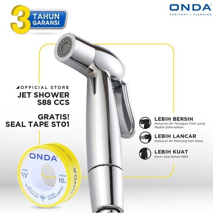 Shower Cebok Onda S 88 ccs . Jet Washer onda s88 ccs . Shower toilet