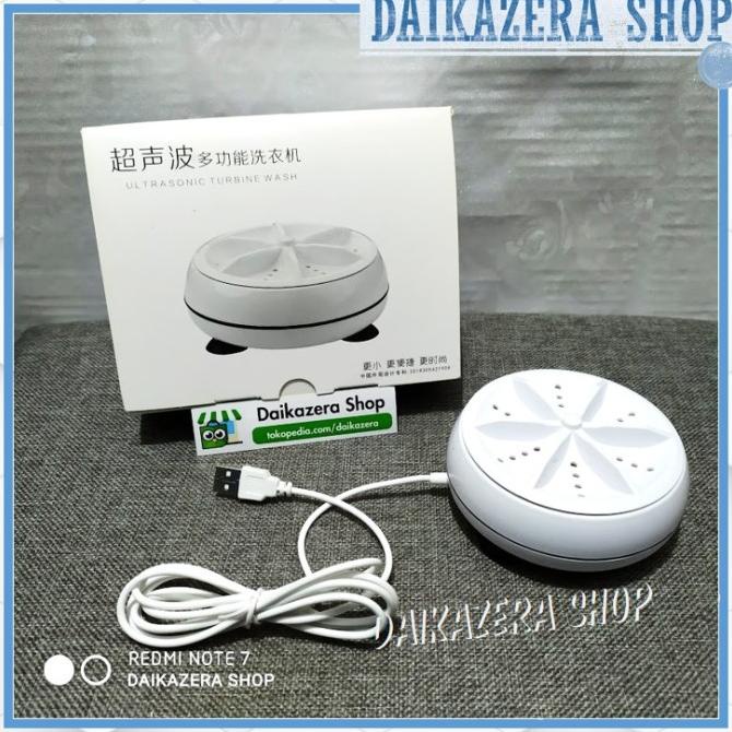 Mesin Cuci Mini Portable Travel Laundry dengan Listrik atau Powerbank