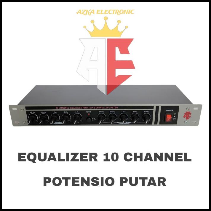 HOT DEAL EQUALIZER STEREO 10 CHANNEL POTENSIO PUTAR 