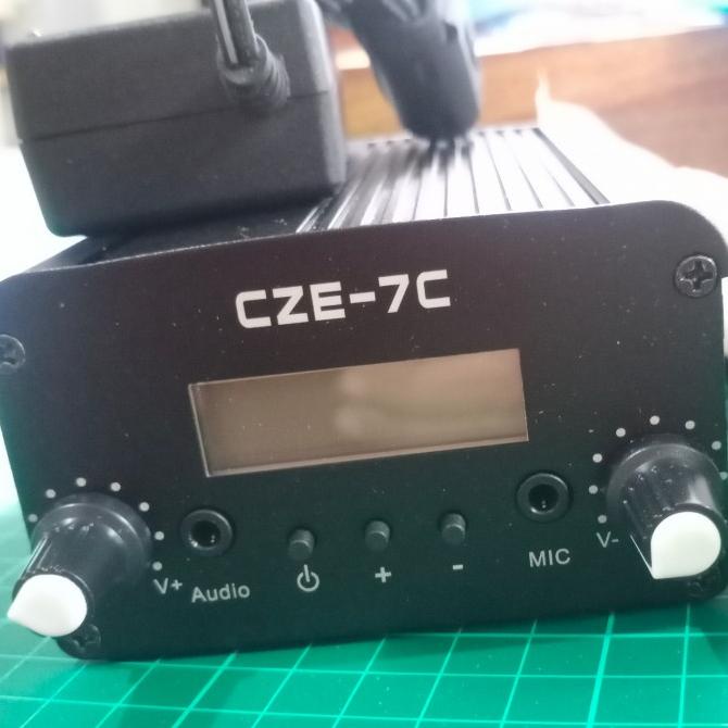 pemancar transmitter exciter fm stereo pll fm 7watt portebel