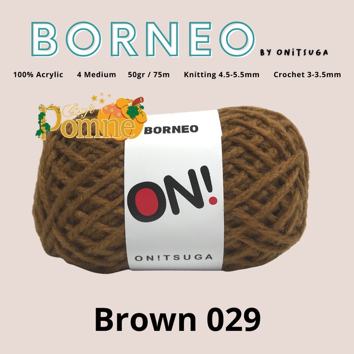 

Terbaru Benang Rajut Onitsuga Borneo Brown 0029 (Cokelat Tua) Promo Terlaris