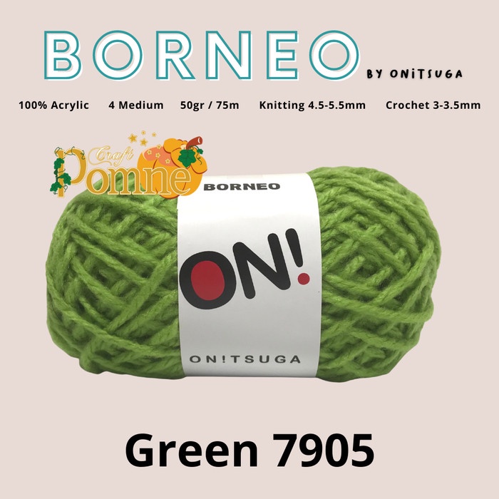 

Terbaru Benang Rajut Onitsuga Borneo Dark Green 7905 (Hijau) Promo Terlaris