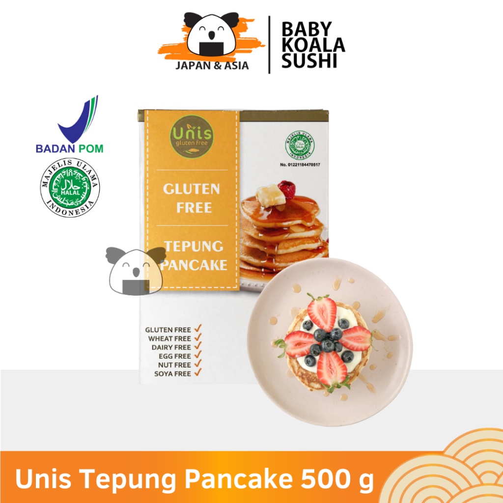 

Unis Gluten Free Tepung Pancake 500 G Halal