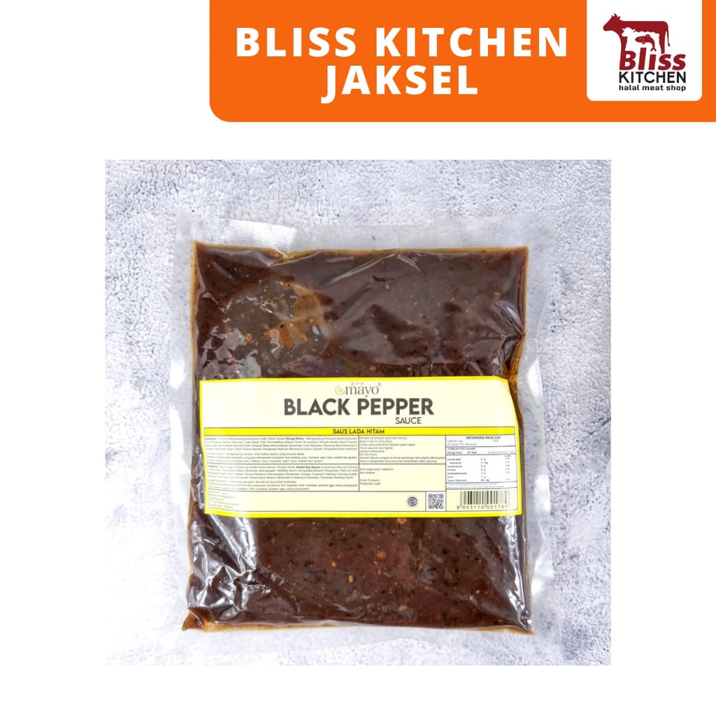 

Saus / Bumbu / Sauce Blapepper / Blar / Lada Hitam 500Gr