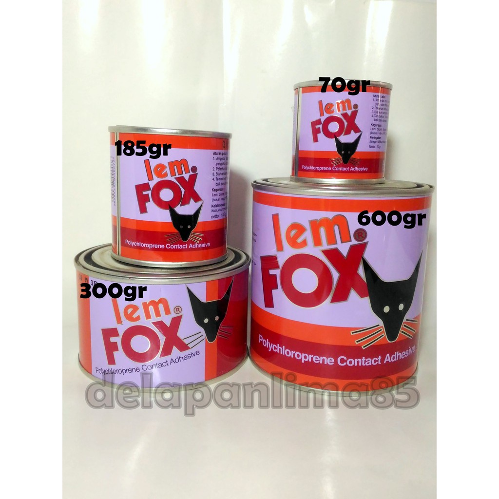 

Lem Fox Kuning 600 Gr