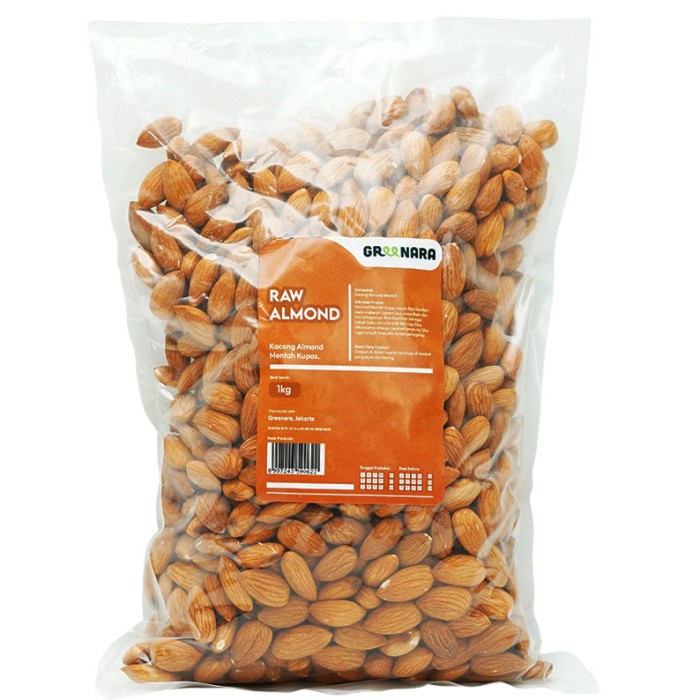 

Kacang - Kacang Almond Mentah 1Kg / Raw Almond