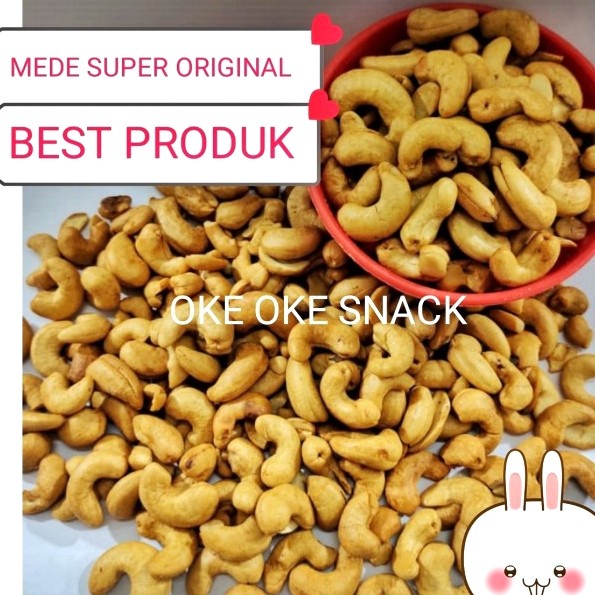 

Kacang - Kacang Mede Super Original Panggang / Roasted Cashew 1000 Gram