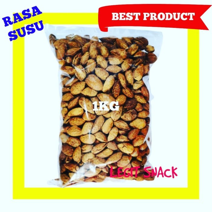 Kacang - Kacang Almond 1 Kg