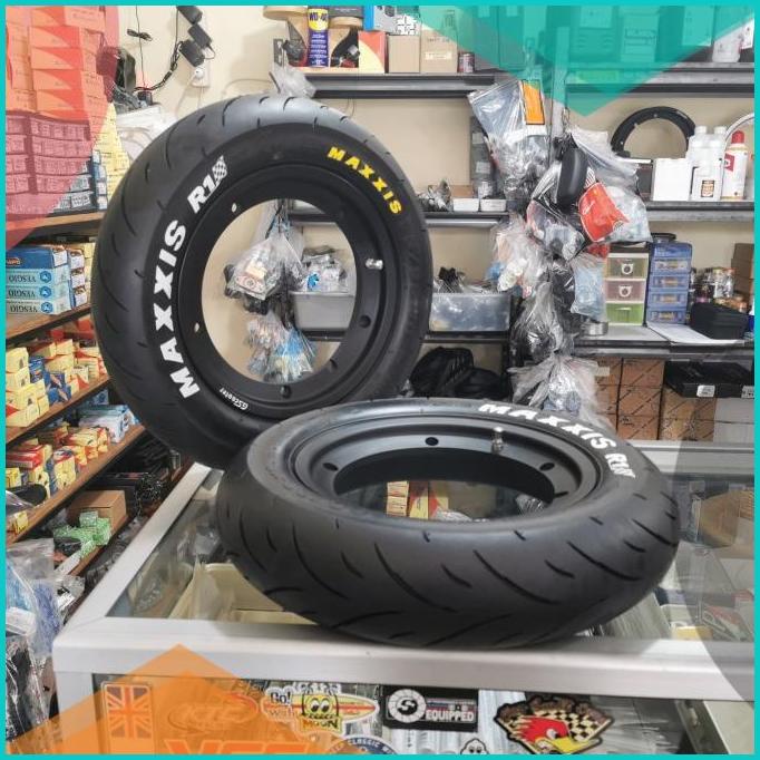 Velg Tubeless Vespa ML Black GScooter V.3 Ring 10 set Ban Maxxis MAR1