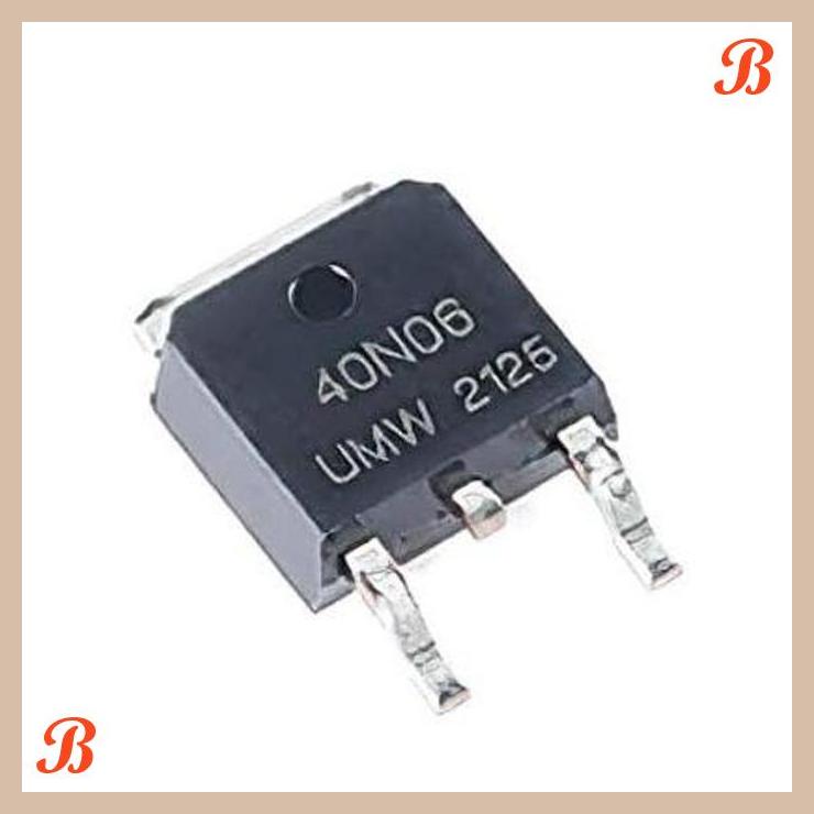 | ES | 40N06 40N06-25L SUD40N06 MOSFET N-CHANNEL SMD TO-252 40A 60V MOS FET