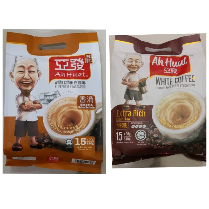 

Kopi Ah Huat Ahwat White Coffee Extra Rich (Lebih Kaw)
