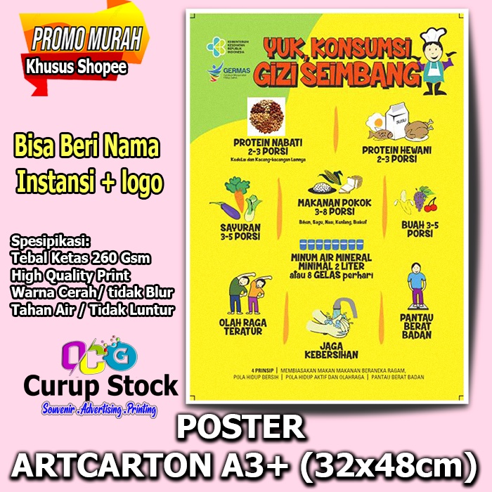 

POSTER KESEHATAN GIZI SEIMBANG PERSALINAN BIDAN KLINIK PUSKESMAS RSUD BLUD POSYANDU