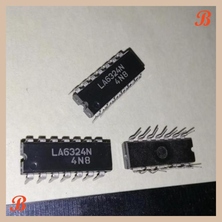 | ES | LA6324N LA6324 LA 6324 N IC DIP-14 QUAD OP AMPLIFIER AUDIO SANYO