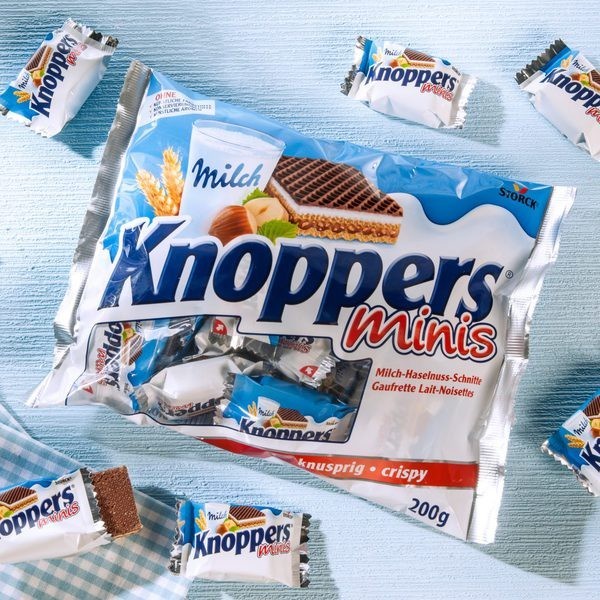 

Biskuit Wafer - Biscuit / Wafer Knoppers Minis 192G Terbaru