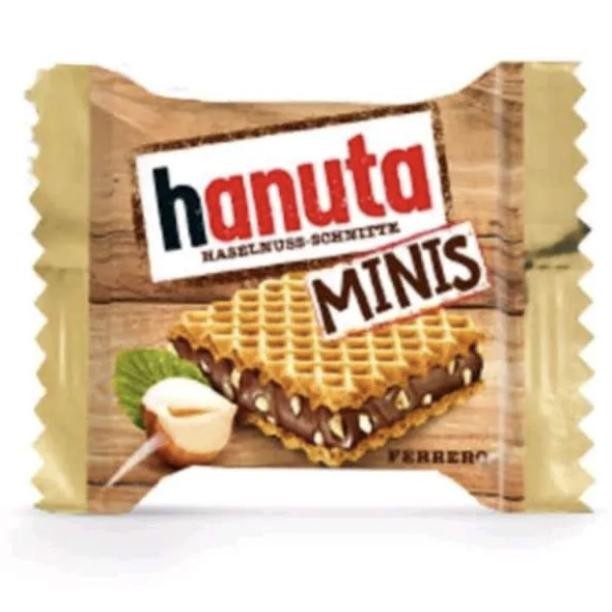 

Biskuit Wafer - Ferrero Hanuta Minis 200 Gr Biscuit Chocolate Hazelnut Wafer