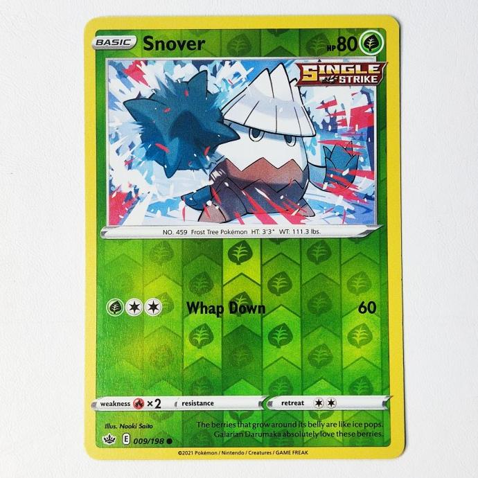 Snover 009/198 - Chilling Reign Reverse Holo Pokemon Card