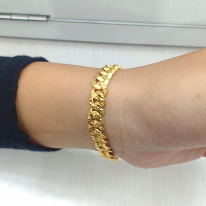 Gelang - Gelang Emas Sisik Naga Gelang Wanita Dan Pria Emas Asli Gelang Murah