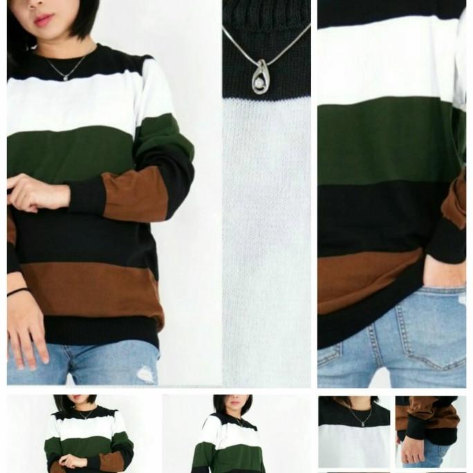Sweater Rajut Wanita Switer wanita knit sweter wanita korea - all size HFS