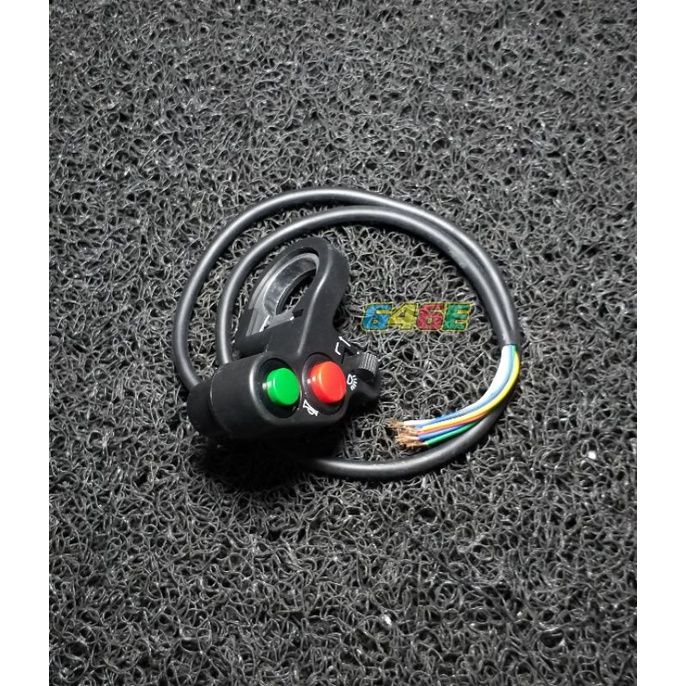 Saklar 3 in 1 headlamp lampu sen sein dim klakson tombol switch variasi sepeda listrik motor