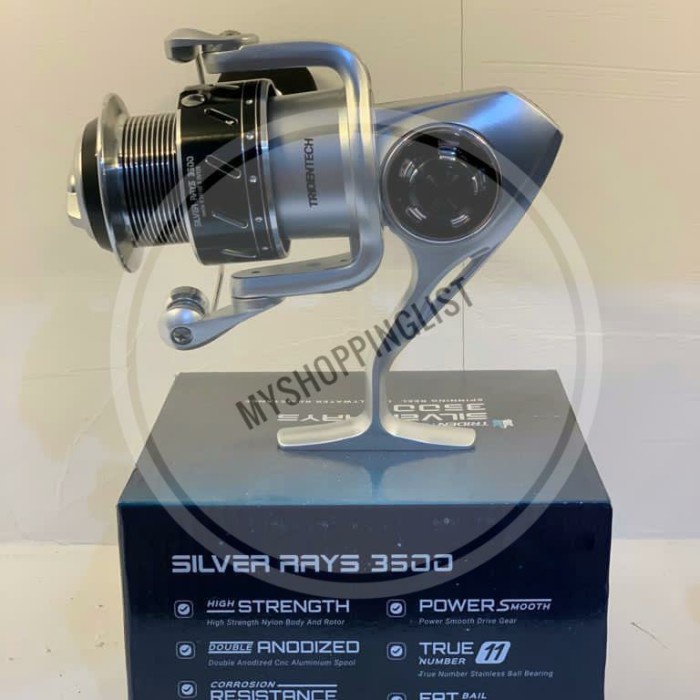 Reel Tridentech Silver Rays 3500, 5000, 6000, 7000 Saltwater