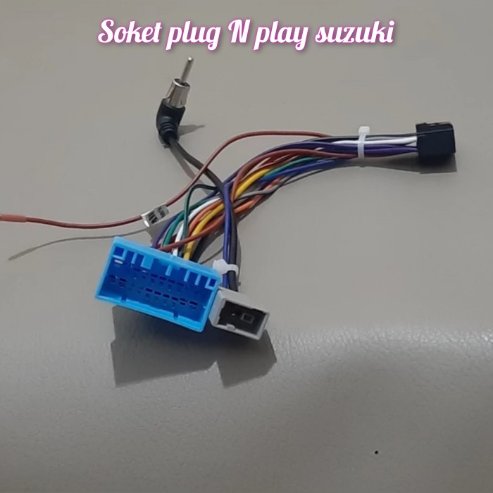 tk01 socket-soket double din android suzuki plug & play