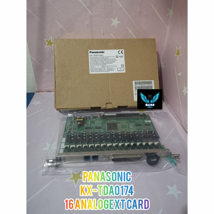 KXTDA-0174 PANASONIC CARD 16 EXT ANALOG PABX KX-TDA TDE 100 200