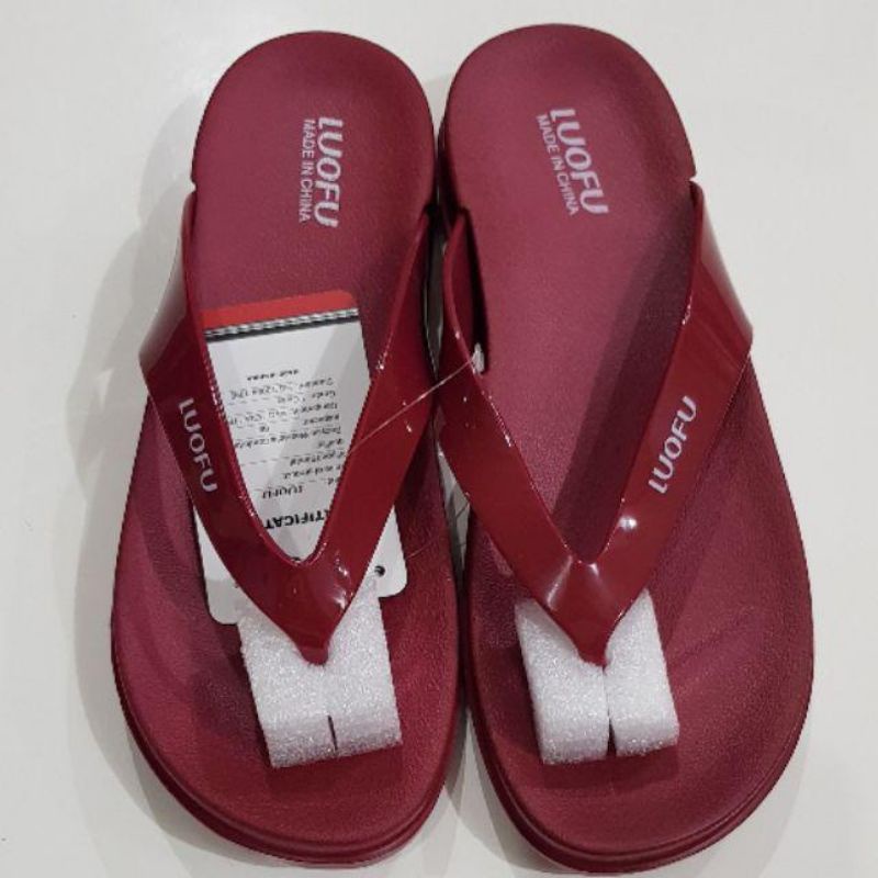 Sandal Jepit Luofu E7164-Jp,Sandal Karet Wanita Kekinian,Sandal Wanita Jelly Terbaru