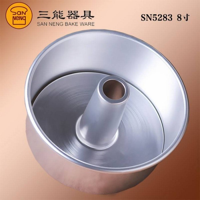 

✅Original Sanneng Sn5283 Loyang Chiffon Cake Bake Pan 8Inch / 21Cm Limited