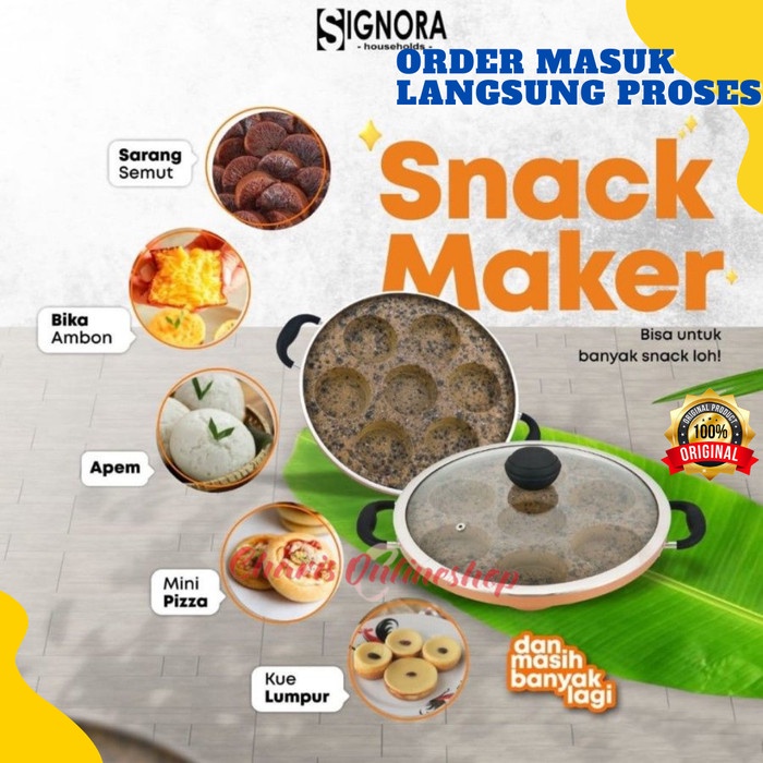 

[Baru] Signora - New Snack Maker Martabak Dorayaki Pukis Berkualitas