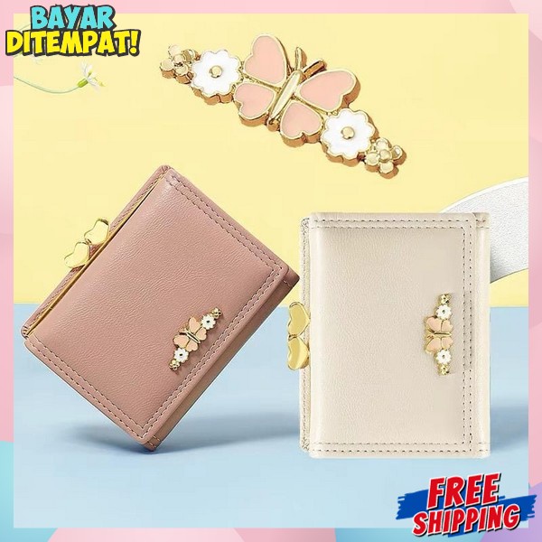 2024 Dompet Murah Dan Trendy Dompet Lipat Sleting Dompe Wanita Mini Korean Style Panjang Dmpet Impor