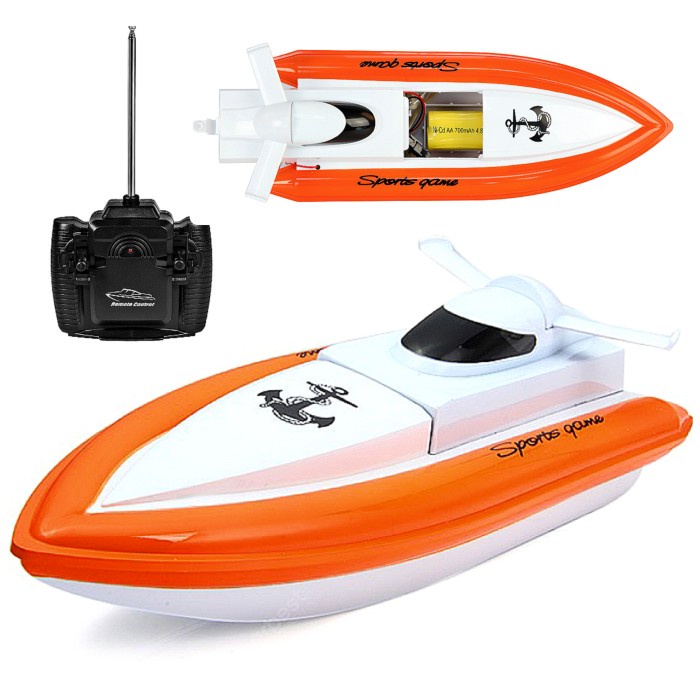 KAPAL RC RACING BOAT - MAINAN ANAK PERAHU BOAT RC REMOTE CONTROL