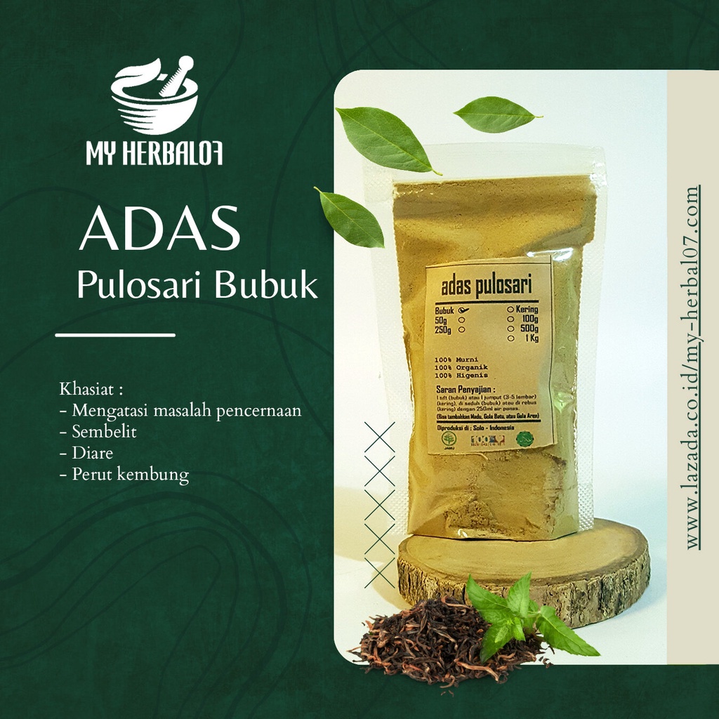 Herbal Kesehatan Adas Pulosari Bubuk / Alyxia stellata 100 Gram