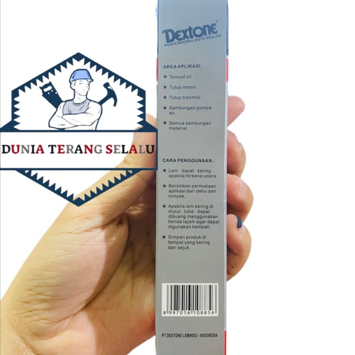 Lem Dextone Grey Silicone 50Gr Rtv Gasket Maker Neutral Besar Ternampoll