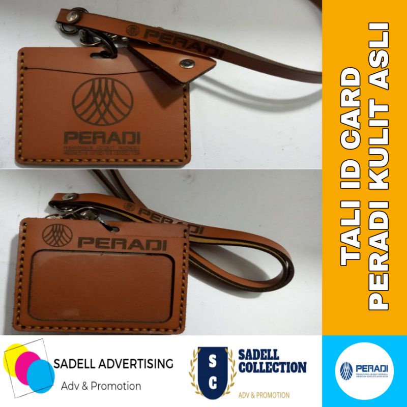 

Tali Id Card Peradi Kulit Model Hzontal