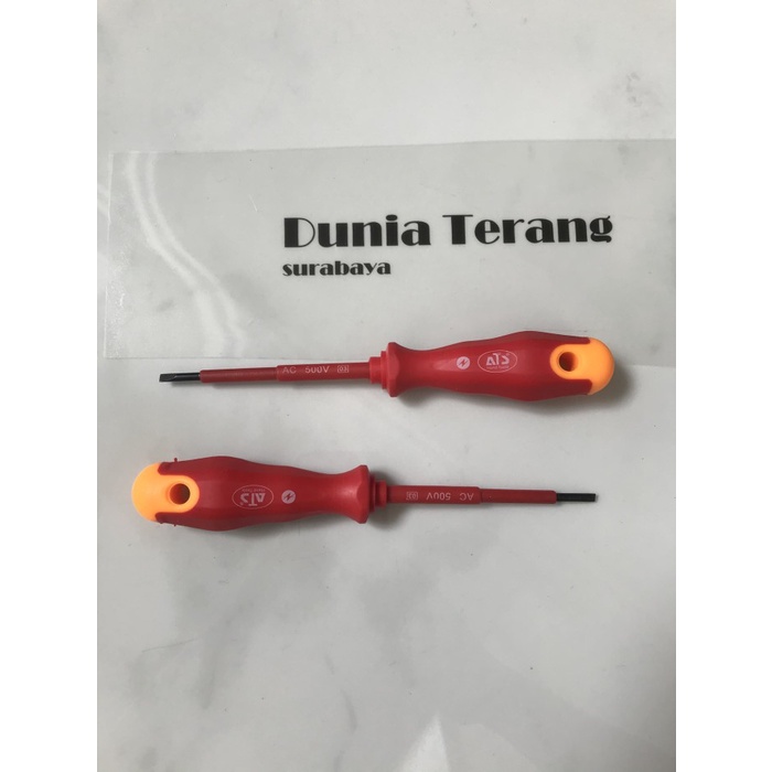 Obeng Elektrik Ats 3In (-) / Obeng Listrik 3 Min Electric Screwdriver Ternampoll