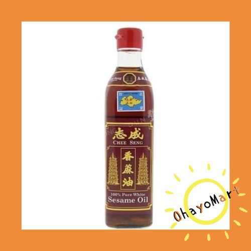 

Chee Seng Sesame Oil / Nyak Wijen Putih Pagoda/ Pagoda Kecil 375Ml