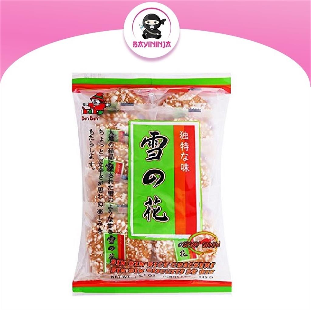 

Bin Bin Rice Craers Spicy Snow 145 G