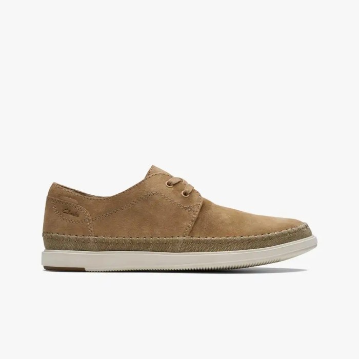 Promo Clarks Men'S (Original) Loafers Bratton Lo - Sand Suede