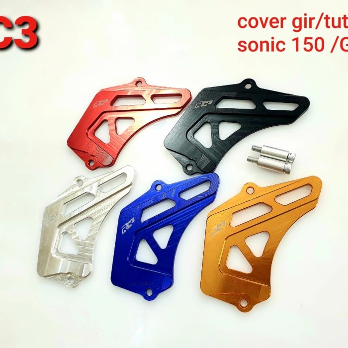 Cover Pelindung Tutup Penutup Gear Gir Depan Rc3 Sonic 150 Supra Gtr