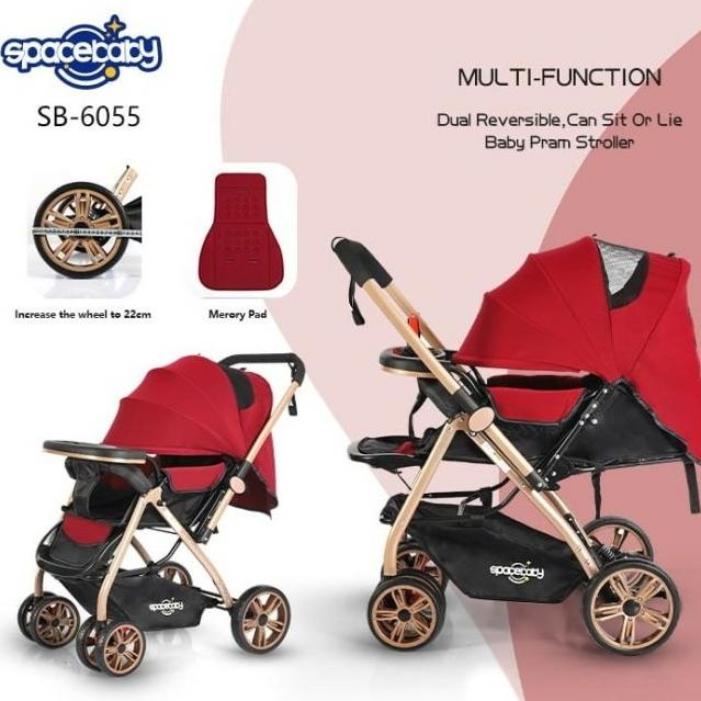Baby Stroller Space baby Spacebaby SB-6055 SB6055 SB 6055 (Size XL)