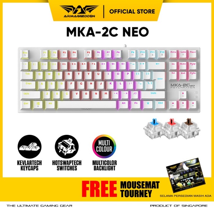 Armaggeddon Mechanical Gaming Keyboard MKA 2C