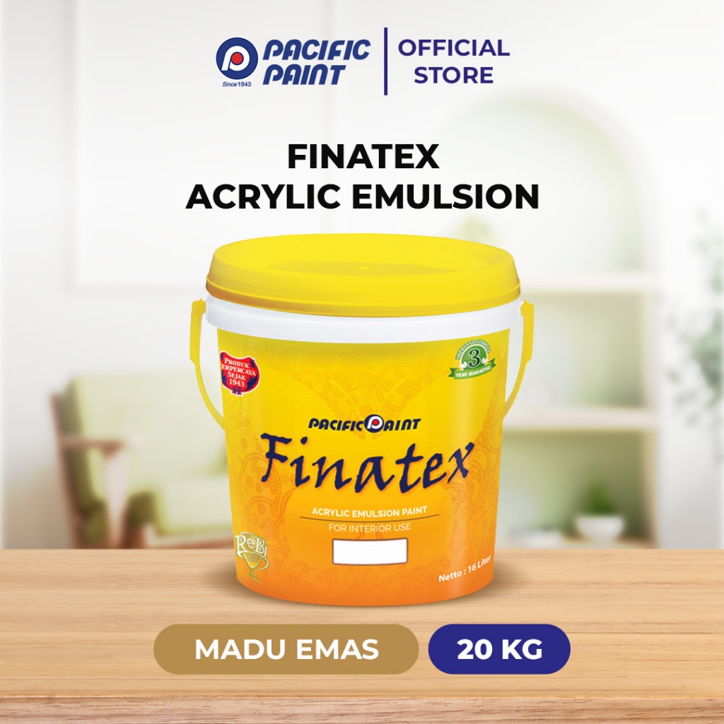 Finatex Acrylic Emulsion-Cat Dinding Interior- MADU EMAS-20kg