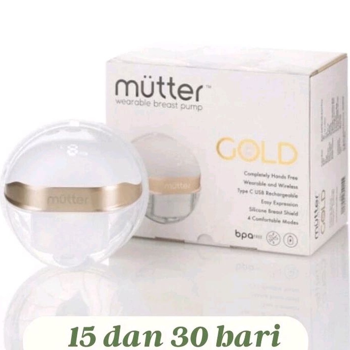 SEWA POMPA ASI ELEKTRIK MUTTER GOLD WEARABLE HANDSFREE / SEWA POMPA ASI MALANG / SEWA POMPA ASI ELEK