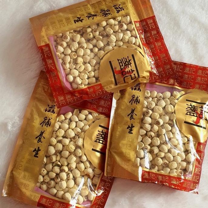 

white Lotus Seed /Biji Teratai / Lian zhi Premium 300gr Hkg GLM