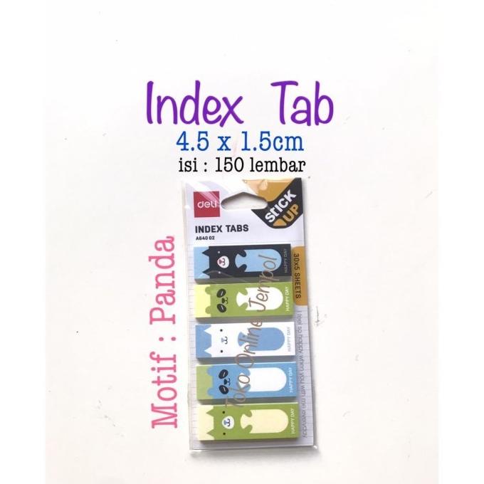

150 lbr Index Tab DELI Stick Up A64002 DELI sticky note ATK1017DL