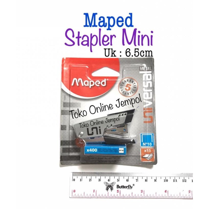 

Stapler MINI Value Maped Metal Pocket 446000 no.10 staples ATK1090MP