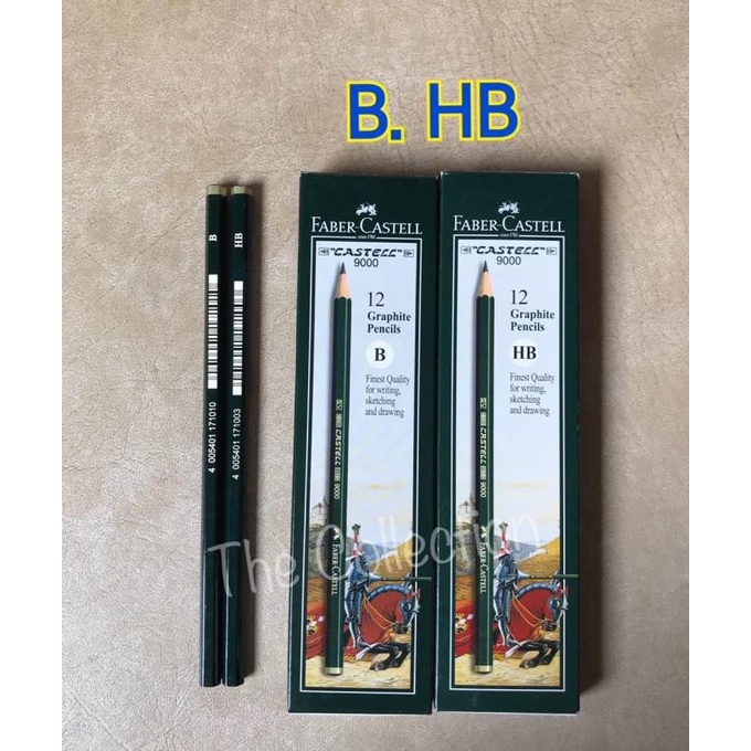 

ATK0561FC paket isi 2 pensil B HB Faber Drawing Pencil sketsa drafting