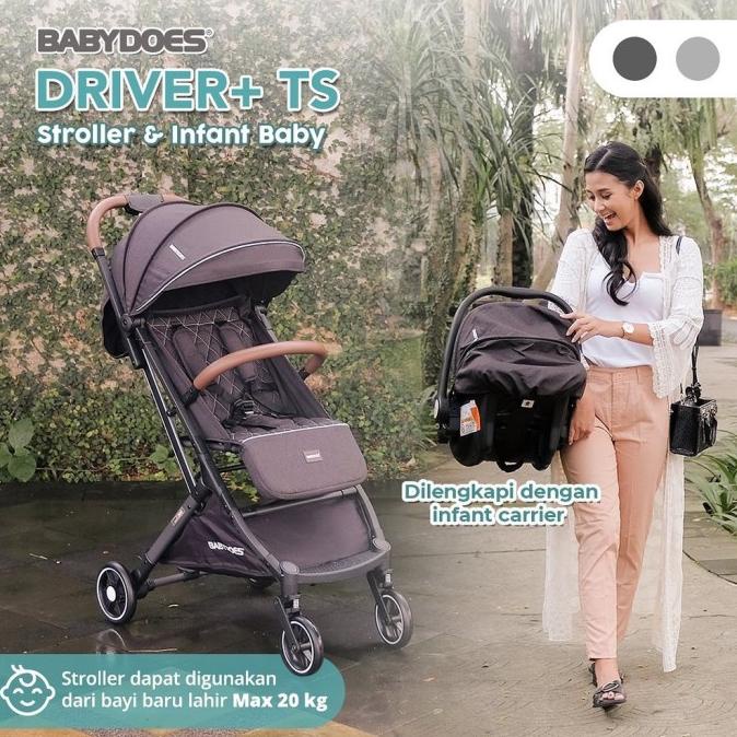 Stroller + Car Seat Kereta Dorong Bayi BabyDoes BD 2218 SN Driver TS